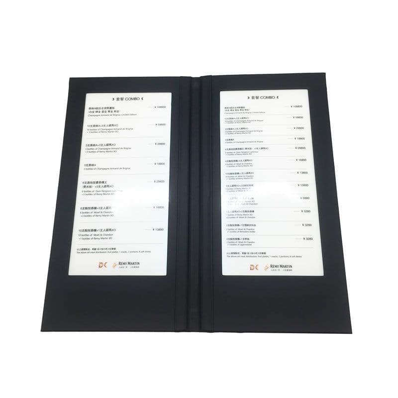2-View Illuminated Custom LED Menu Cover