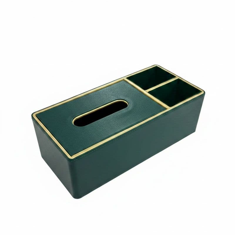 Tissue Box with Tea Bag Holder